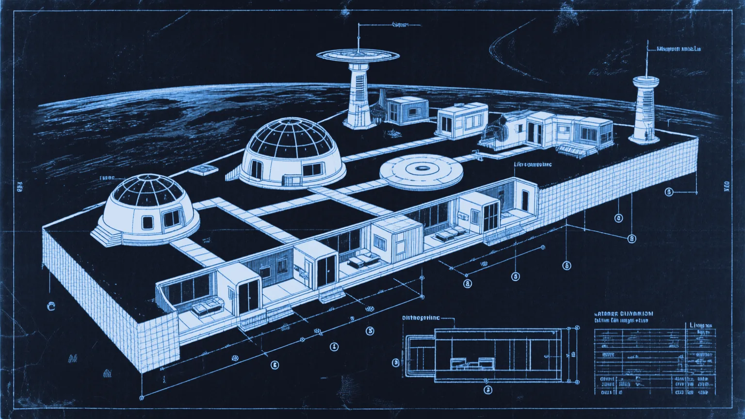 Colony habitat blueprint
