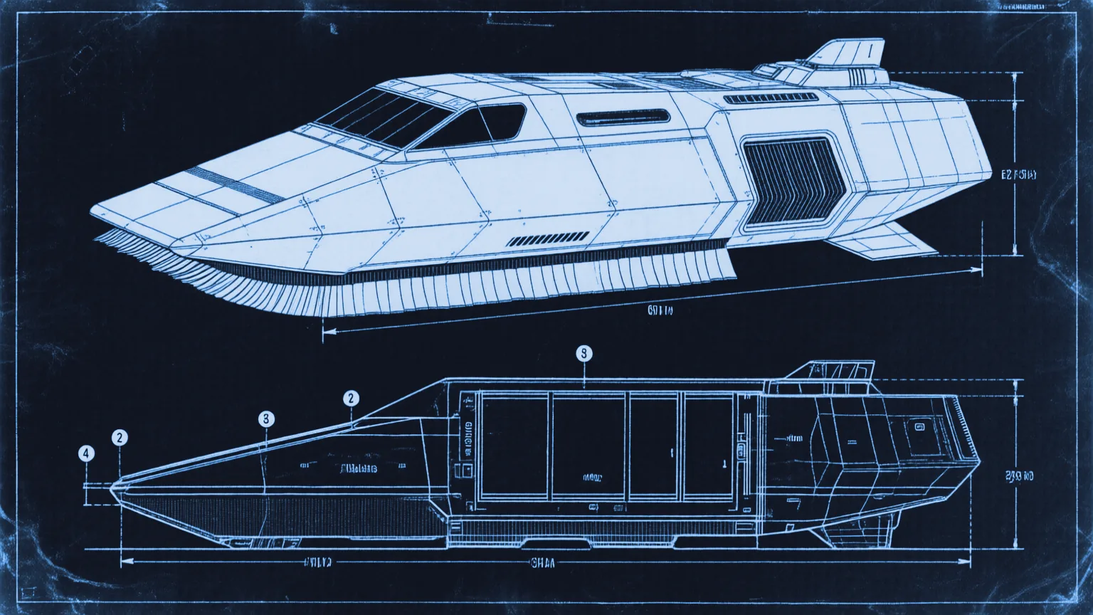 Hovercraft transport blueprint