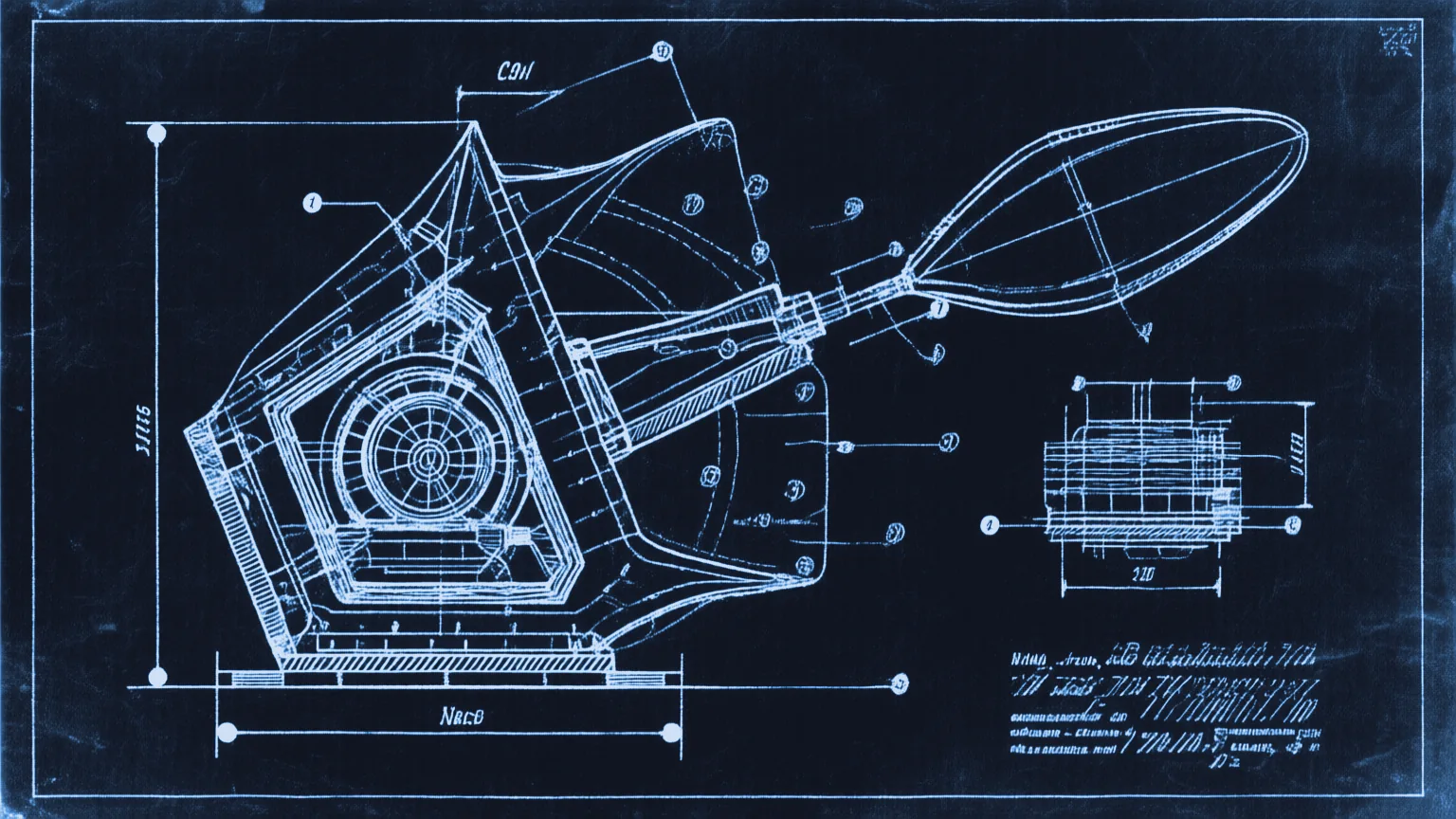 Antenna device blueprint