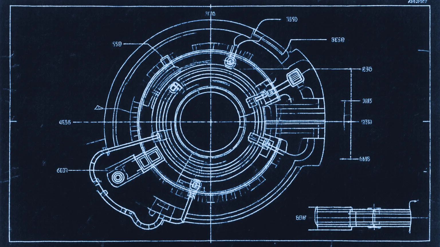 Rotor mechanism blueprint