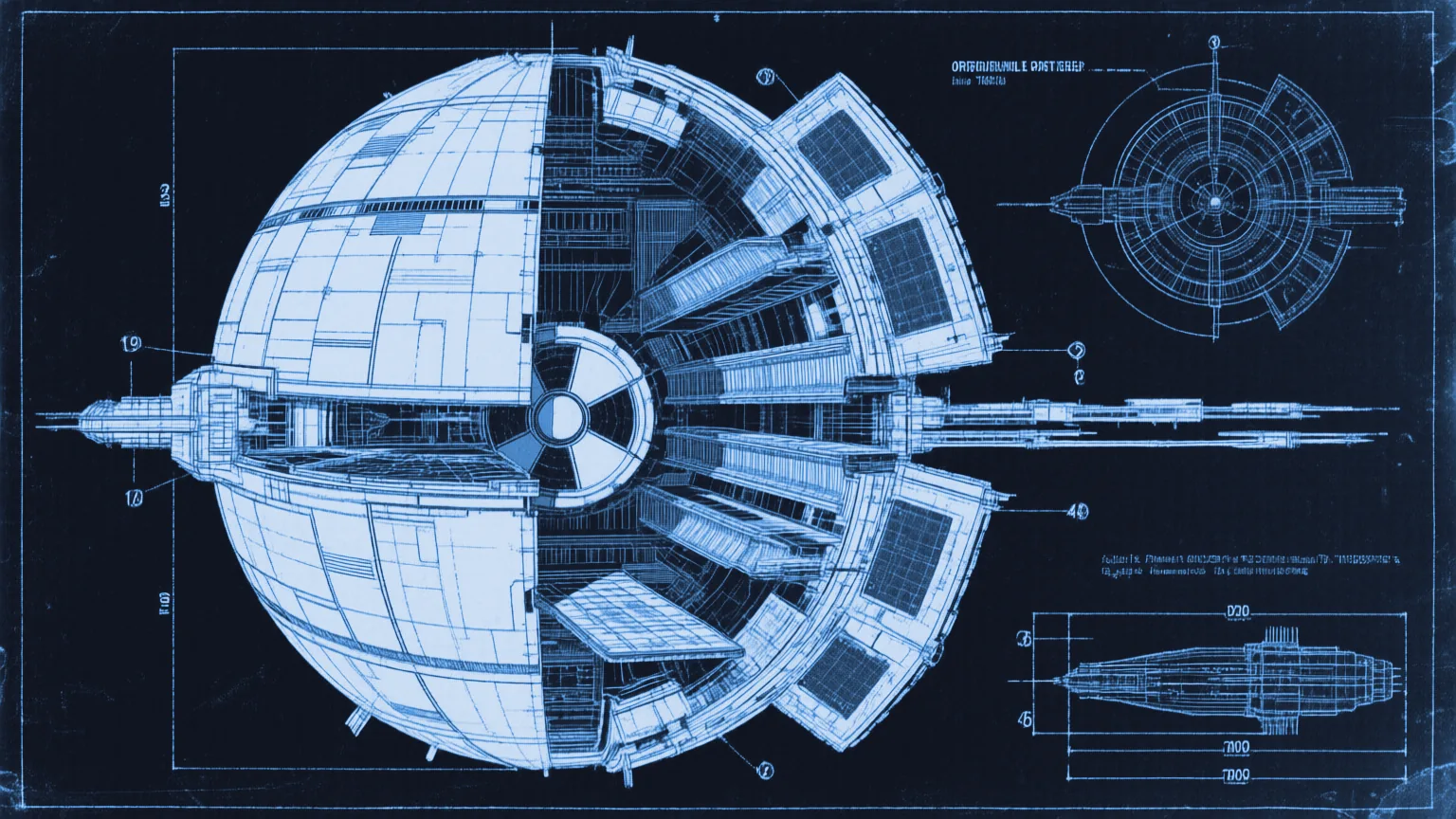 Orbital station blueprint