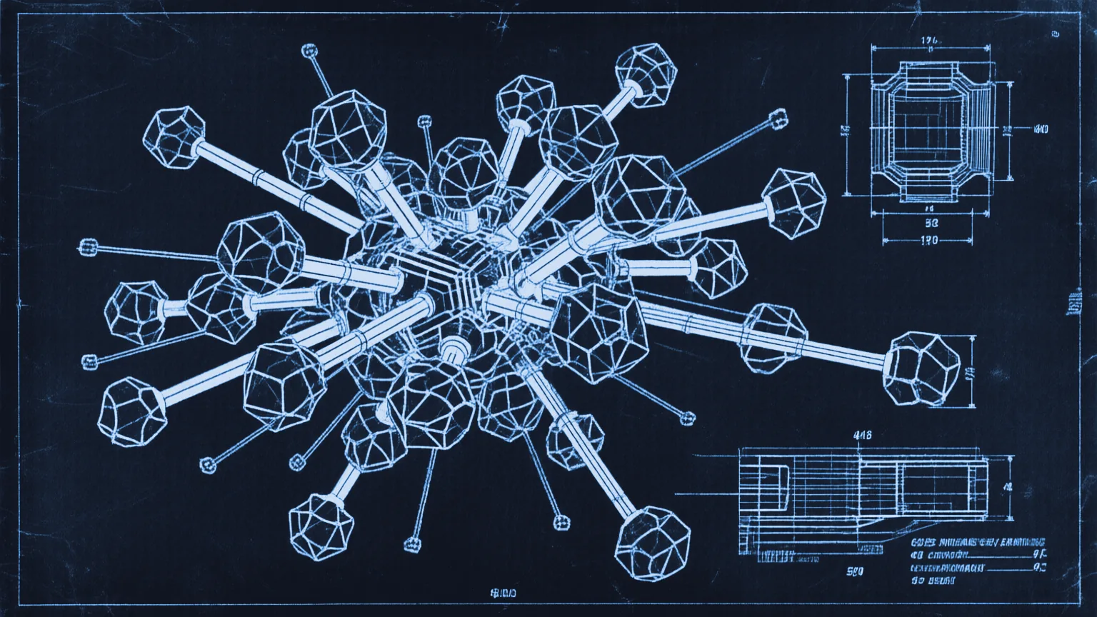 Swarm probe cluster blueprint