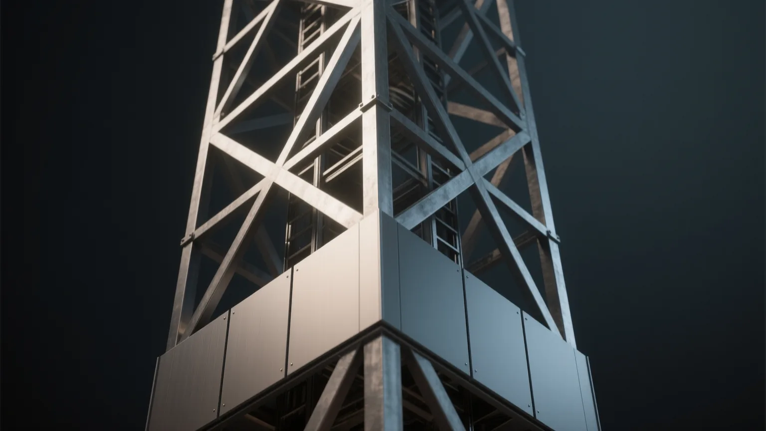 Lattice tower photoreal